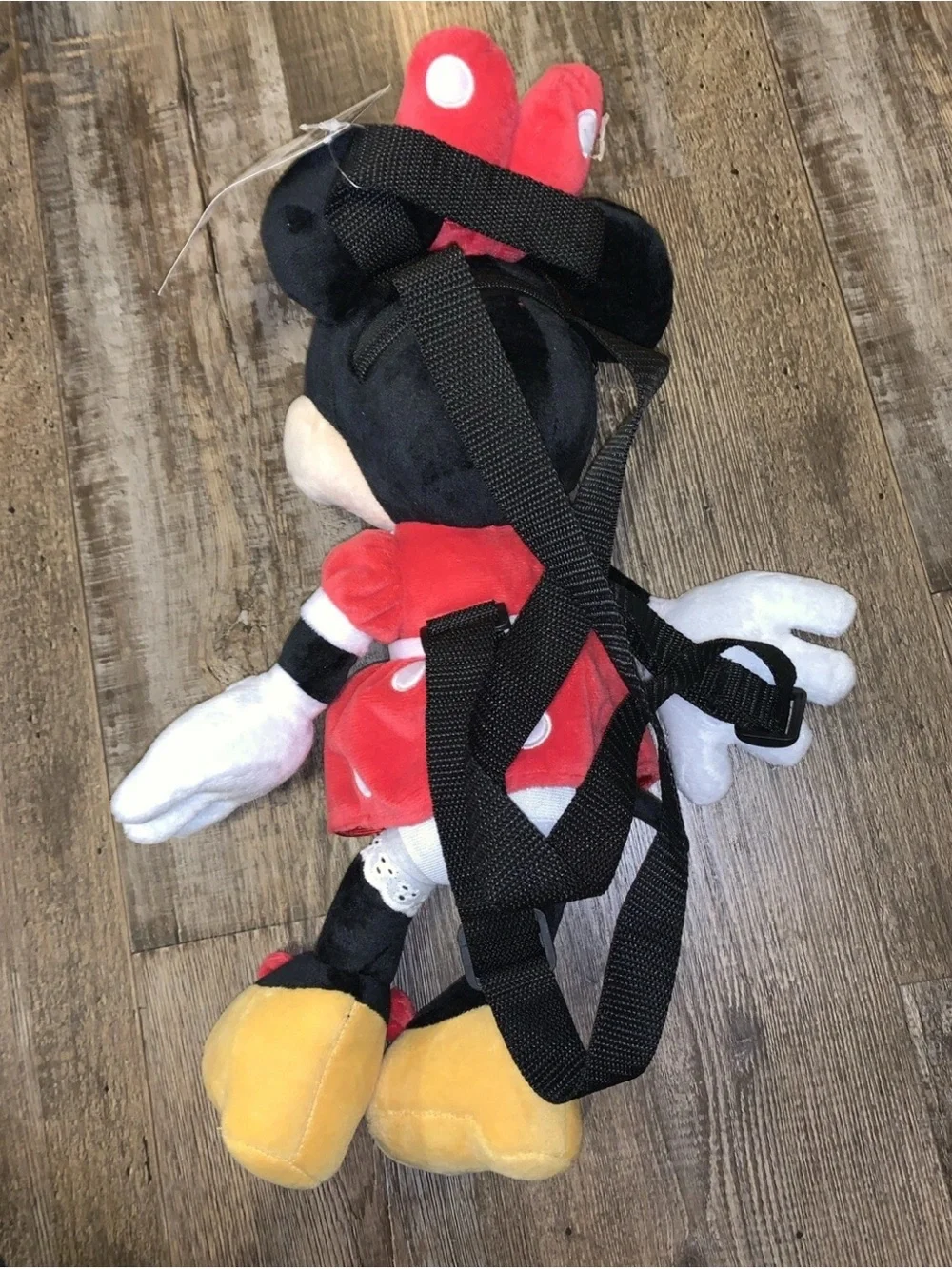 Disney Minnie Mouse Plush Purse Backpack 17inch New